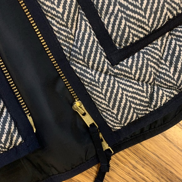 JCrew Herringbone puff vest - Picture 2 of 4